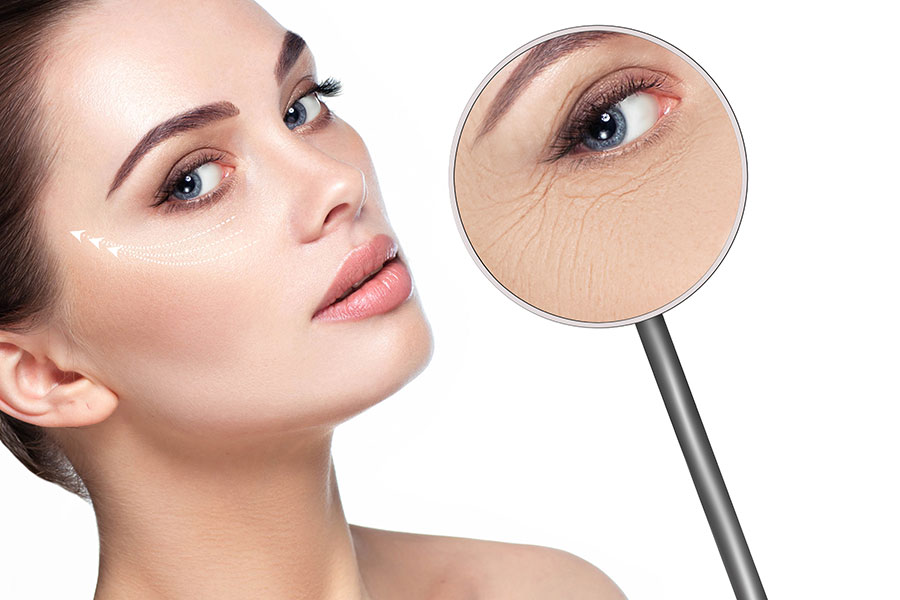 Botox can help with the aging of skin